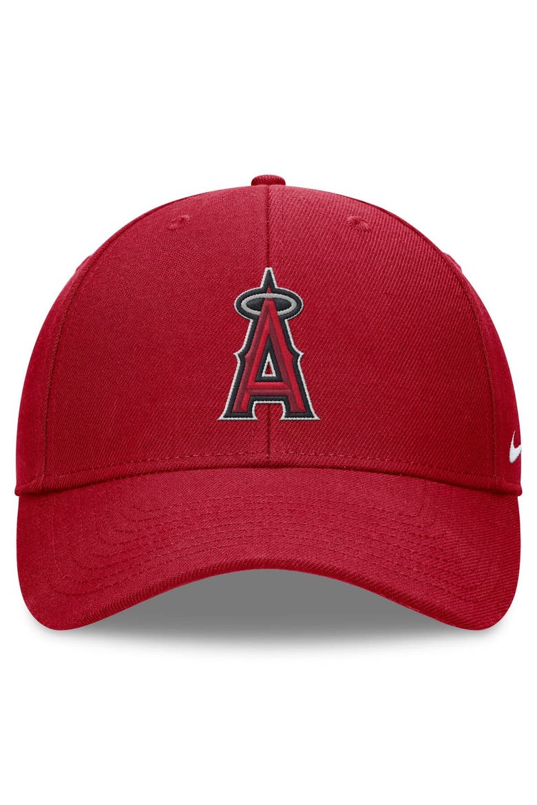 Men's Nike Red Los Angeles Angels Evergreen Club Performance Adjustable Hat, Alternate, color, Red