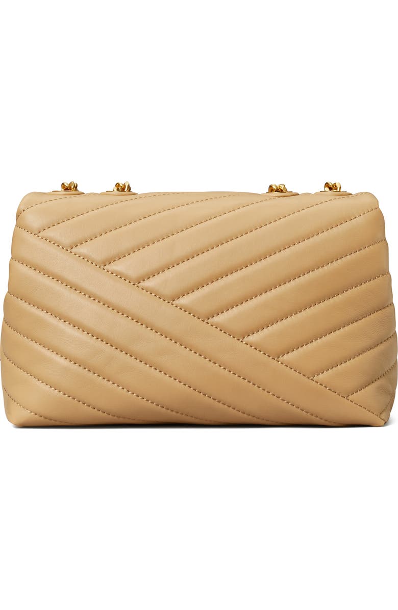 Tory Burch Small Kira Chevron Convertible Shoulder Bag, Alternate, color, Desert Dune
