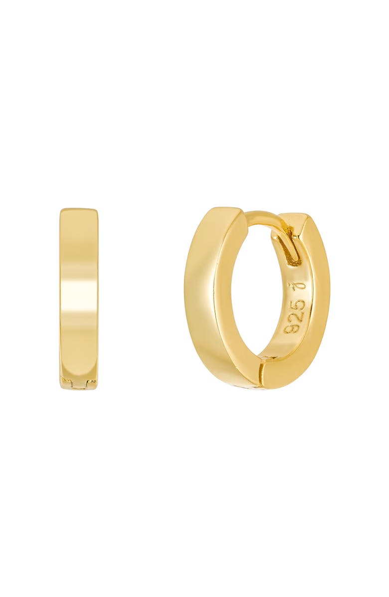 Untamed Petals Pixie Huggie Hoops, Main, color, Gold