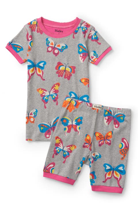 Kids' Doodle Butterflies Short Pajamas (Toddler & Little Kid)