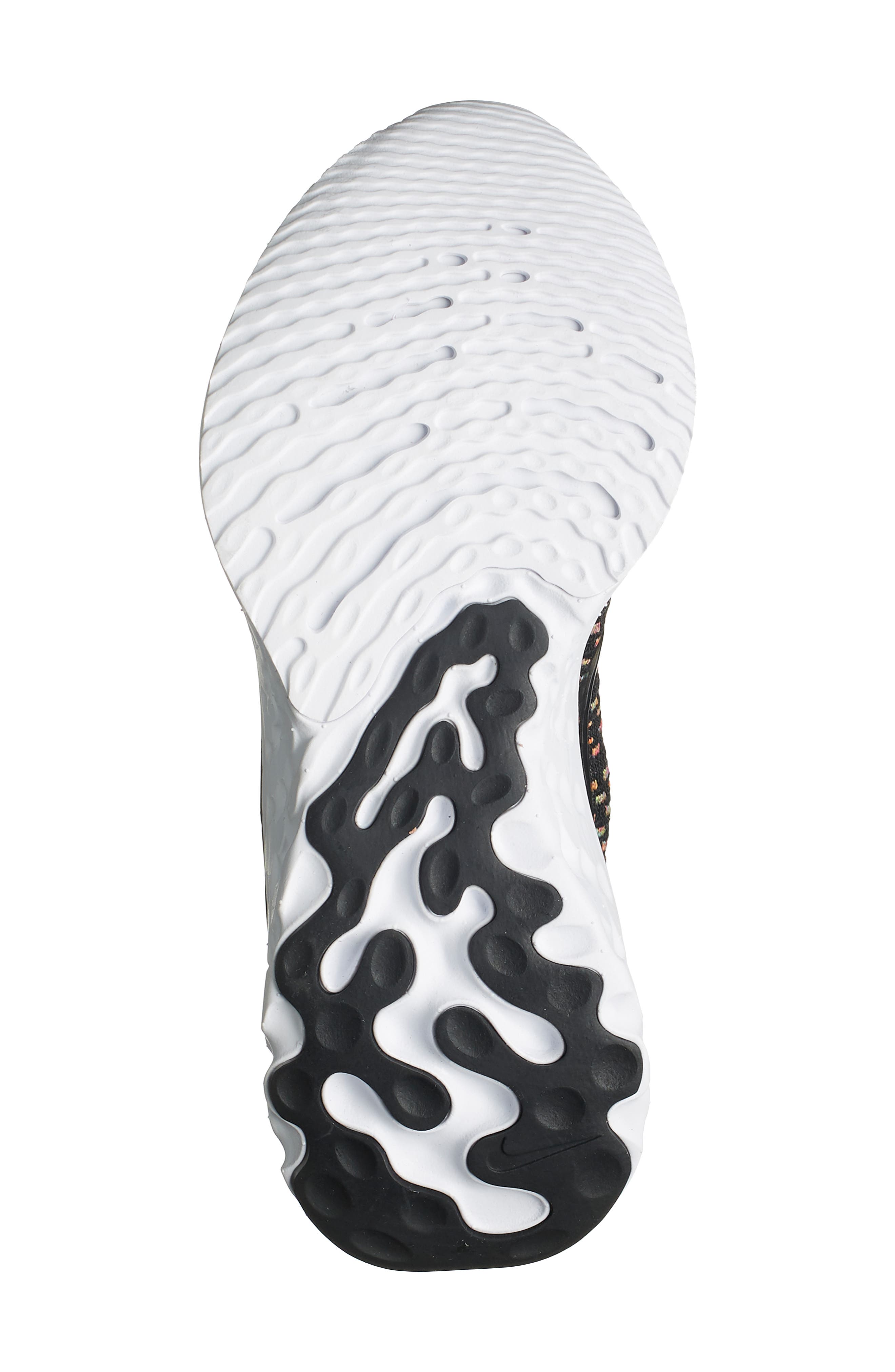 React Infinity Flyknit Running Shoe, Alternate, color, BLACK/ BLACK/ WHITE