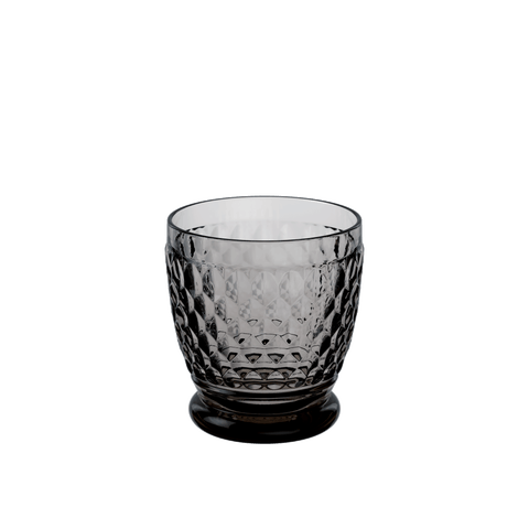 Boston coloured Double Old Fashioned-Smoke  Set of 4