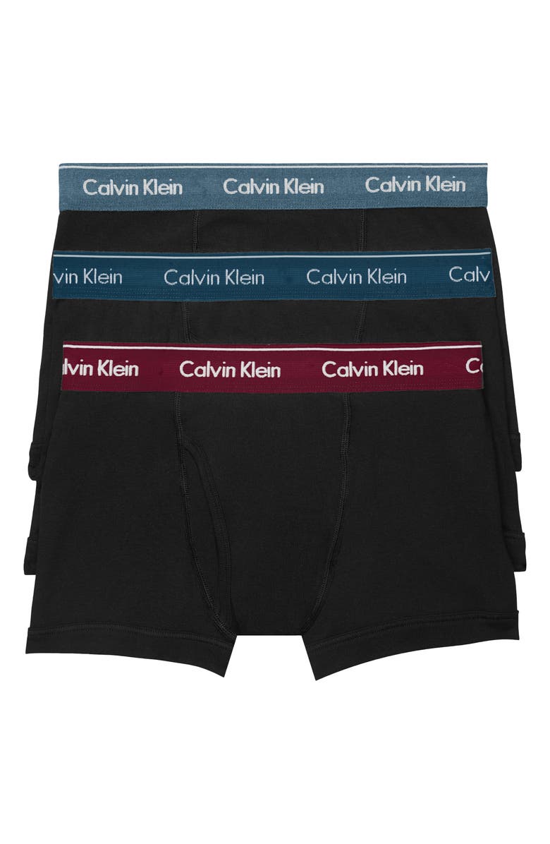 Calvin Klein Classics 3-Pack Cotton Trunks, Main, color, 