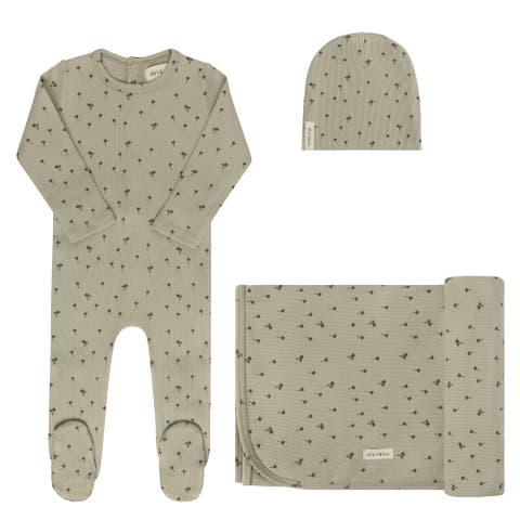 Printed Palm Trees Collection - Baby Boy Layette Set