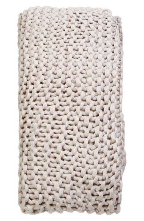 Finn Chunky Knit Throw Blanket