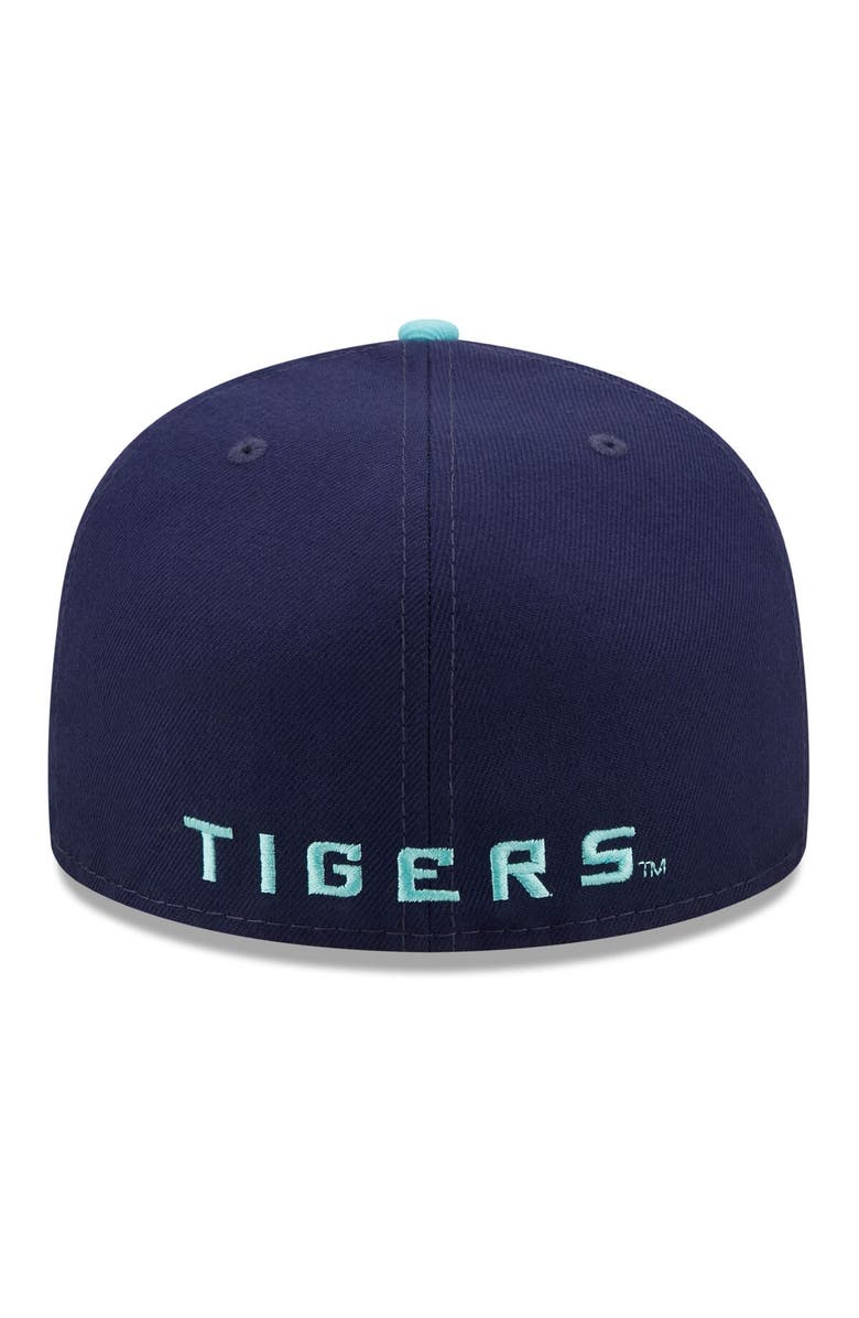 New Era Men's New Era Navy/Light Blue LSU Tigers 59FIFTY Fitted Hat, Alternate, color, 