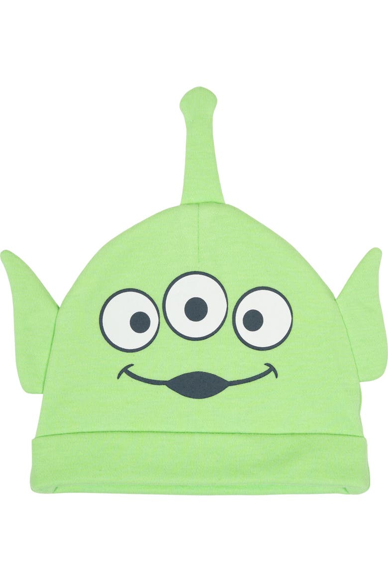 Pixar 2-Piece Bodysuit and Hat Set, Alternate, color, Blue Green Alien