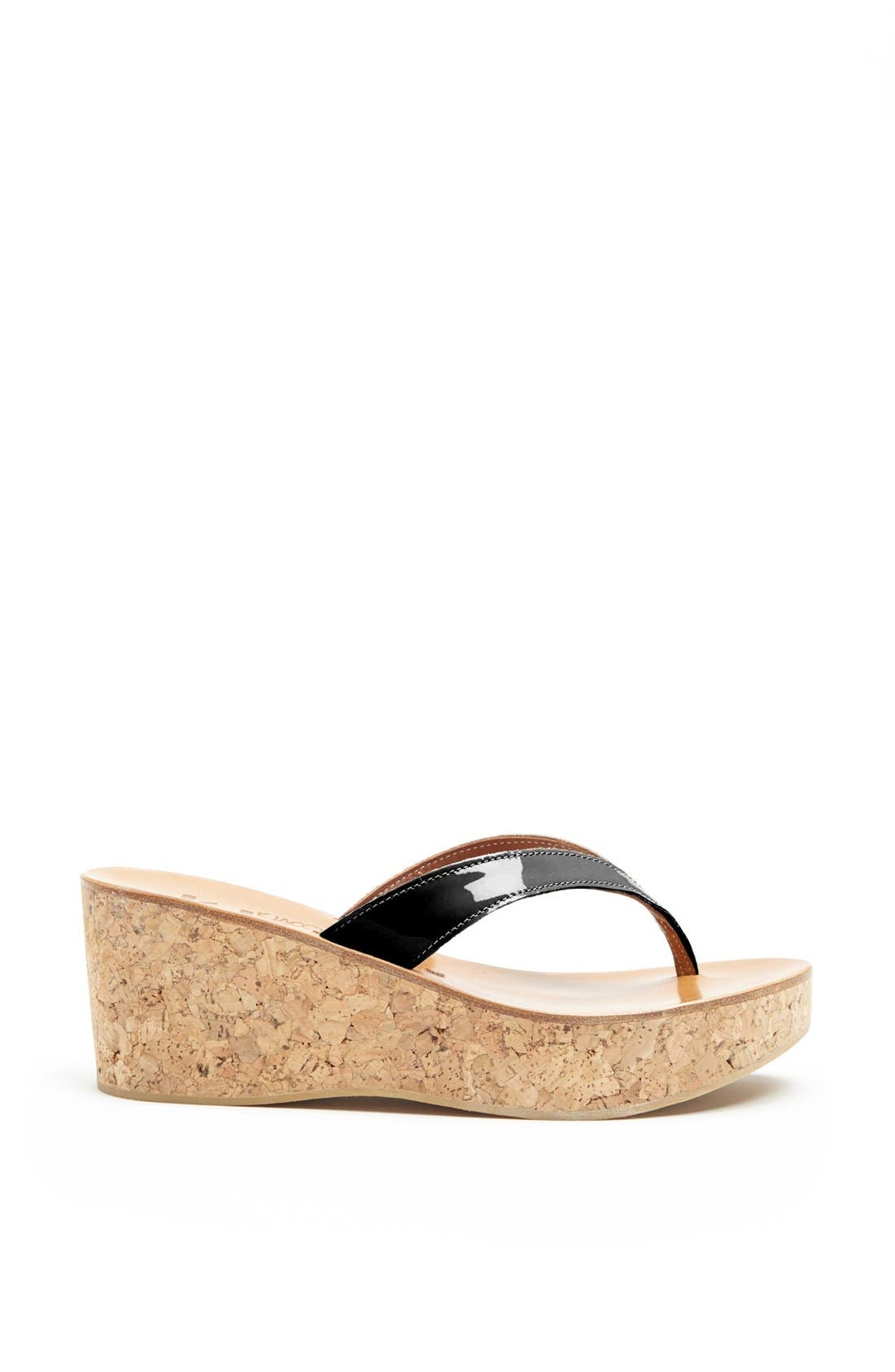 K.Jacques St. Tropez 'Diorite' Wedge Sandal, Alternate, color, 