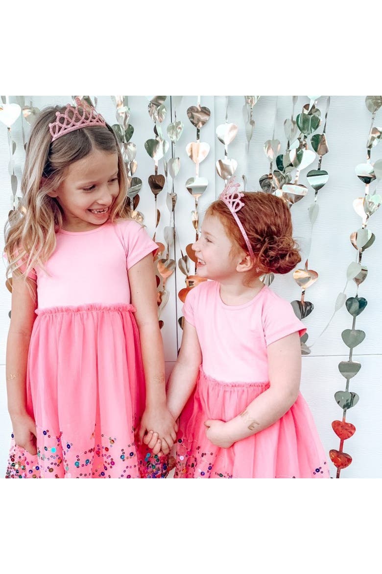 Pink Tiara Headband, Alternate, color, Pink