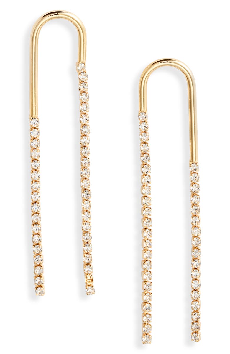 Bracha Jules Cubic Zirconia Drop Earrings, Main, color, 