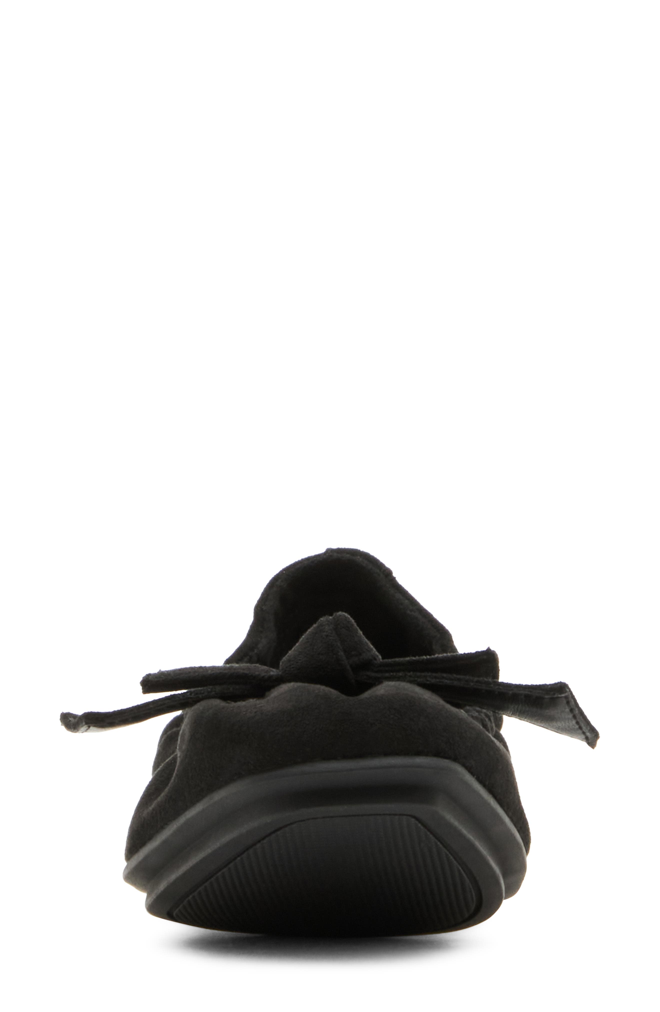 Charity Flat, Alternate, color, BLK MICRO SUEDE