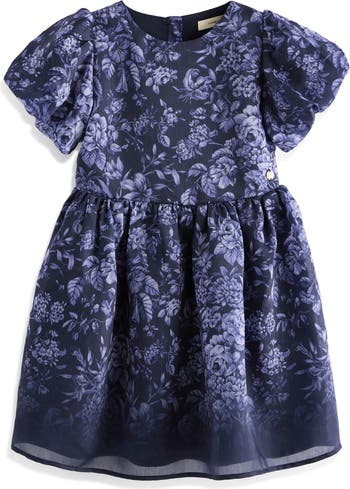Kids' Bow Back Organza Party Dress