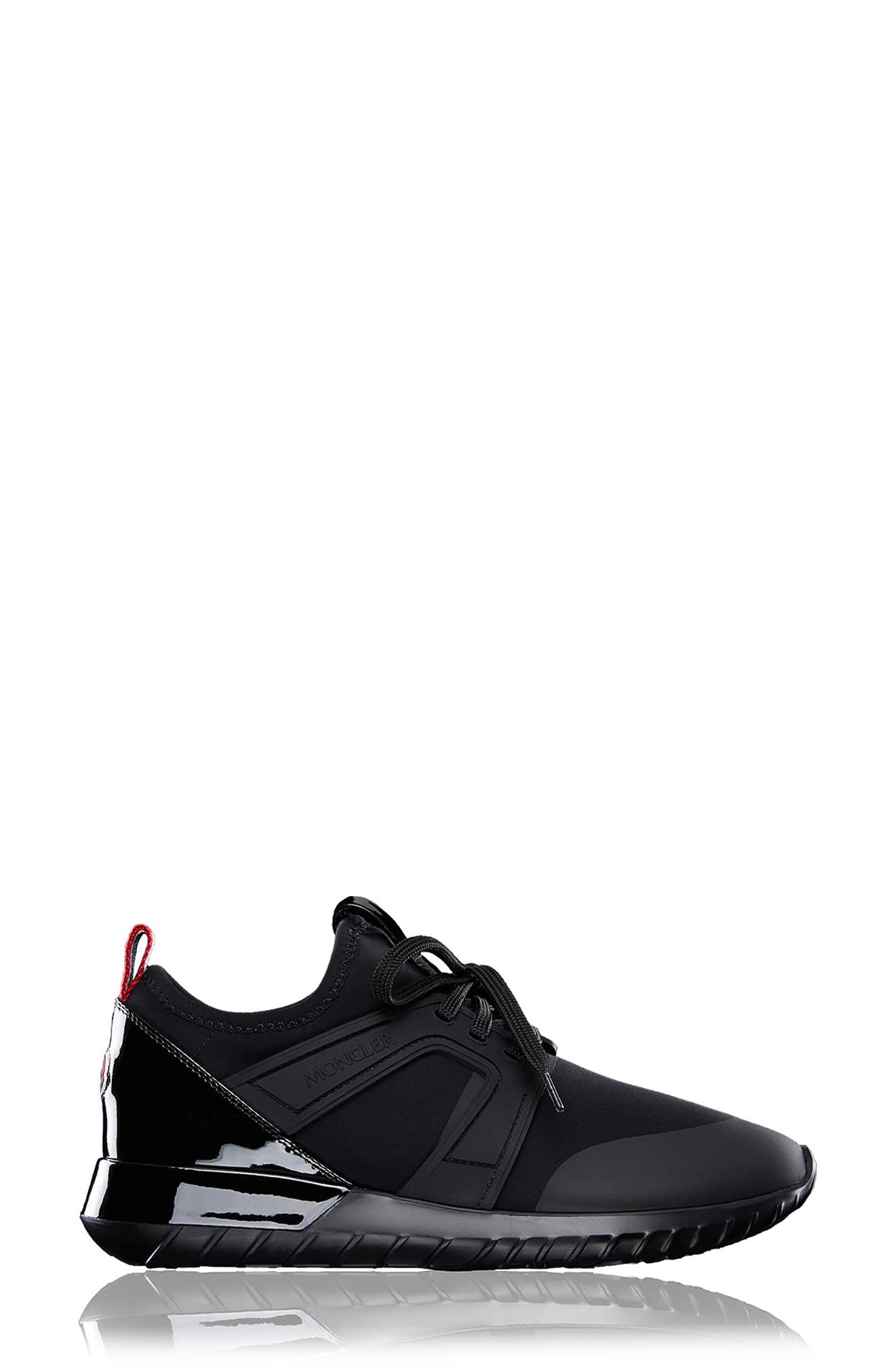 Emilia Sneaker, Main, color, BLACK
