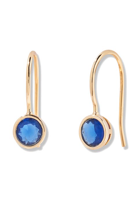 Mia Birthstone Drop Earrings
