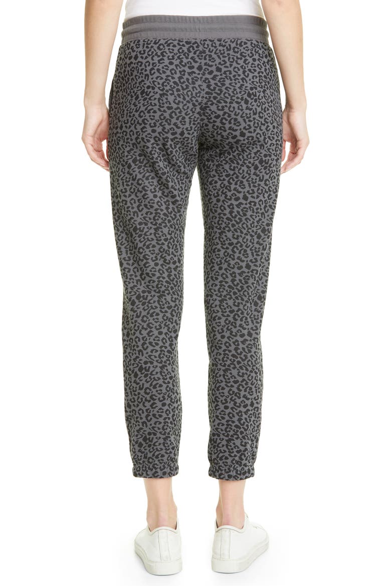 Kingston Animal Print Joggers, Alternate, color, CHARCOAL MINI CHEETAH
