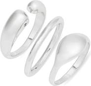 Nordstrom Set of 3 Organic Teardrop Band Rings