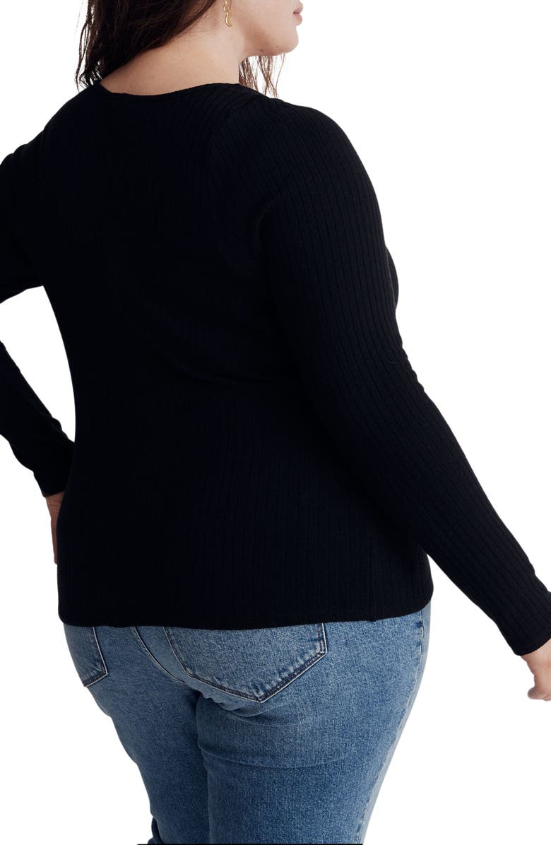 Madewell Sweetheart Rib Top, Alternate, color, 