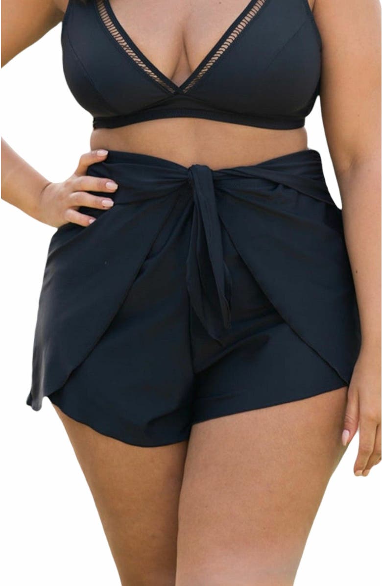 Biliblond Almog Shorts, Alternate, color, Black