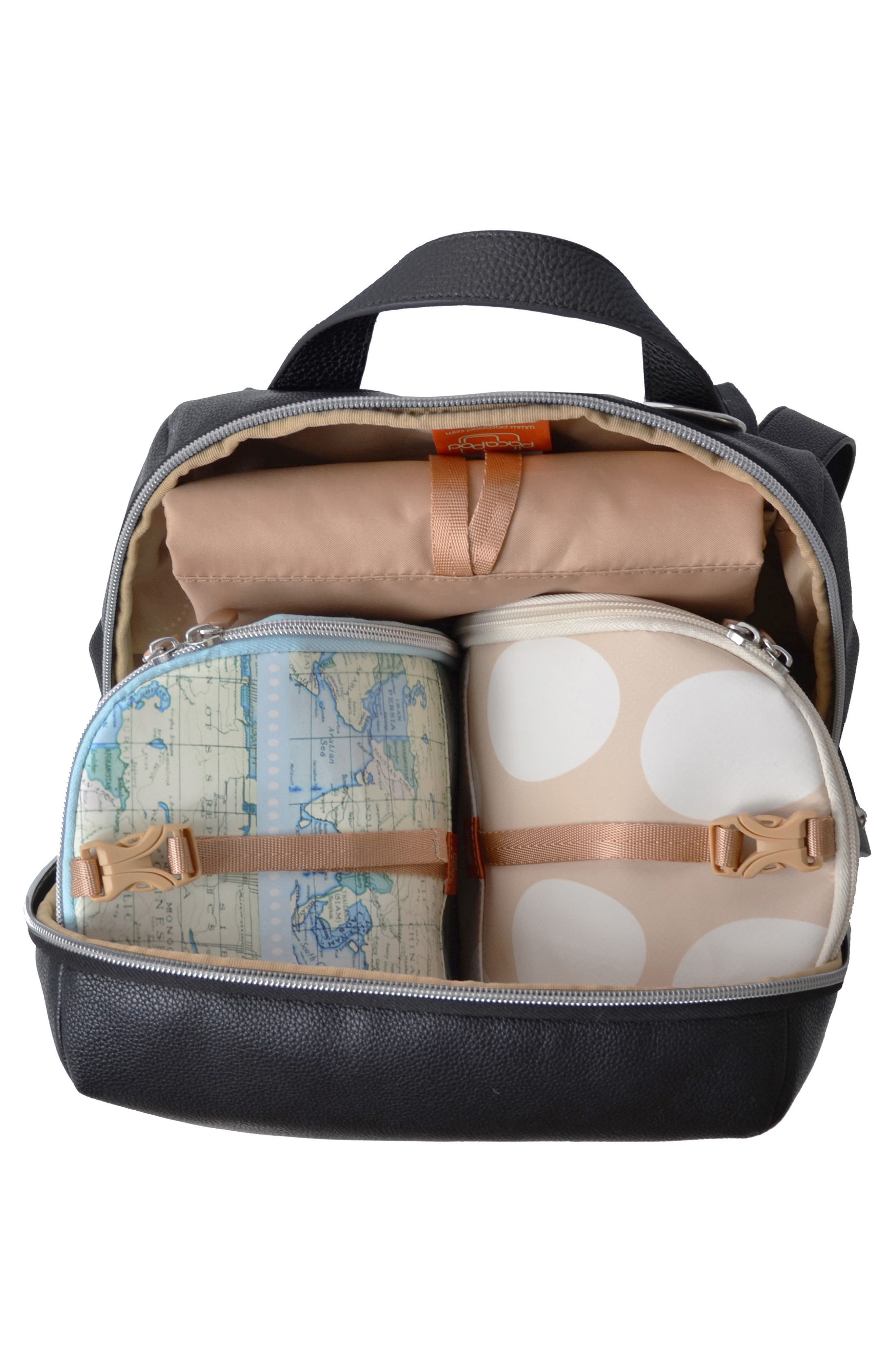 PacaPod Hartland Faux Leather Convertible Diaper Backpack, Alternate, color, 
