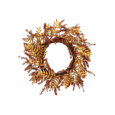 18-in Harvest Berry Artificial Wreath