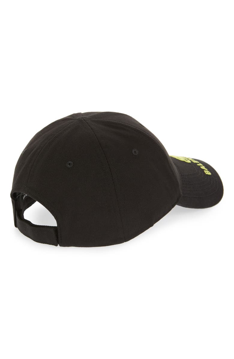 Balenciaga BB Logo Baseball Cap, Alternate, color,