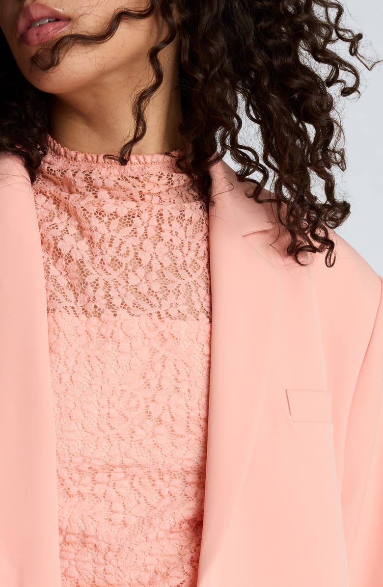 Kenneth Cole Boyfriend Blazer, Alternate, color, Soft Peach