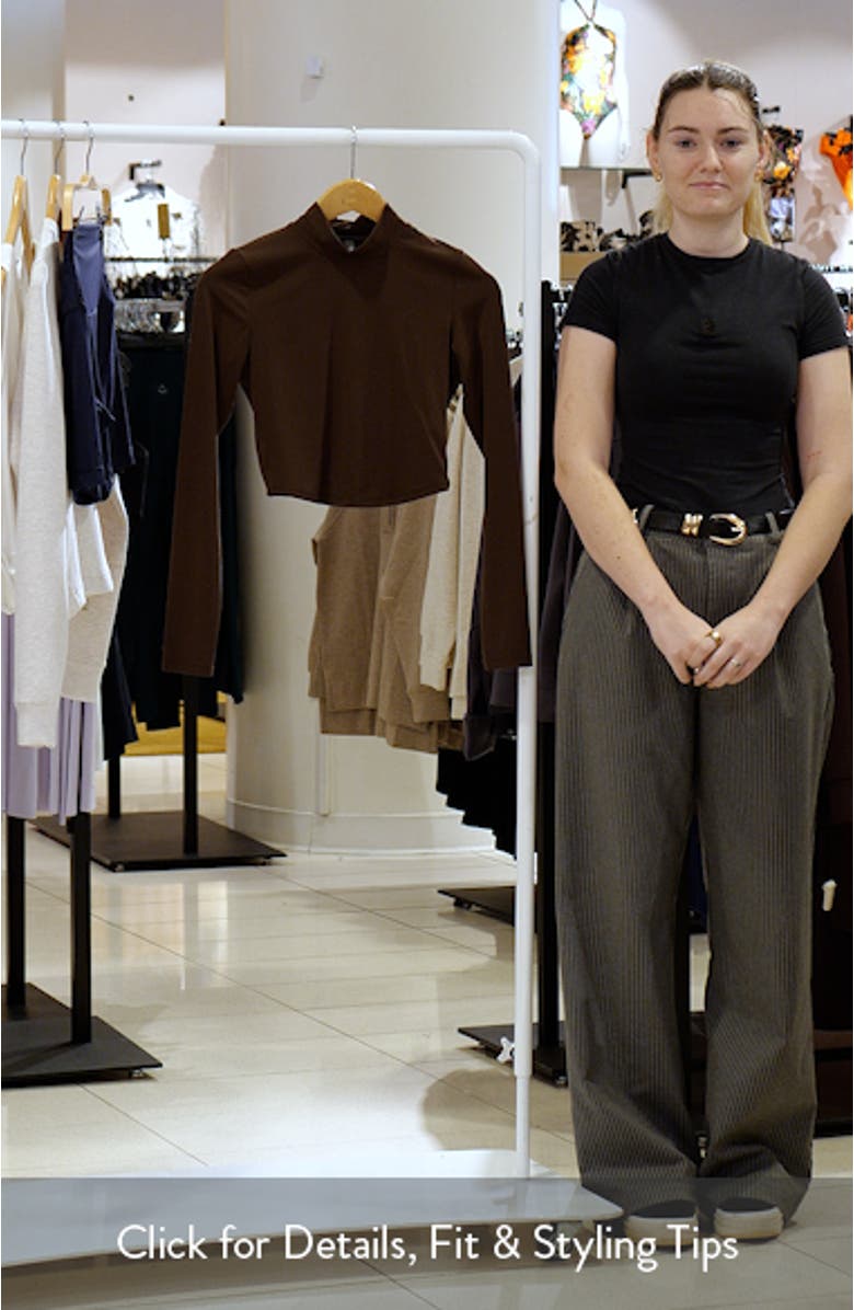 Cloud Open Back Crop Top, sales video thumbnail