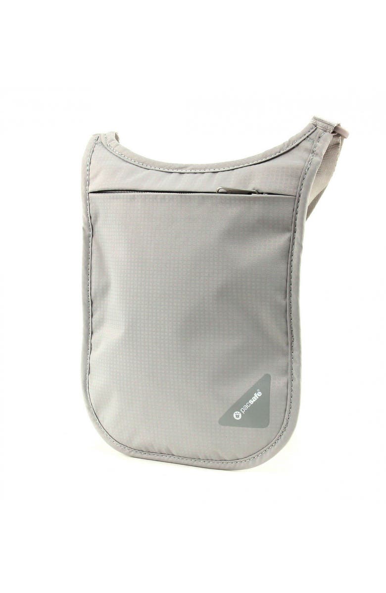 PACSAFE Coversafe V75 RFID Blocking Neck Pouch Neutral Grey, Alternate, color, Neutral Grey