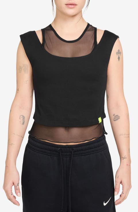 Serena Williams Design Crew Layered Cropped Tank Top