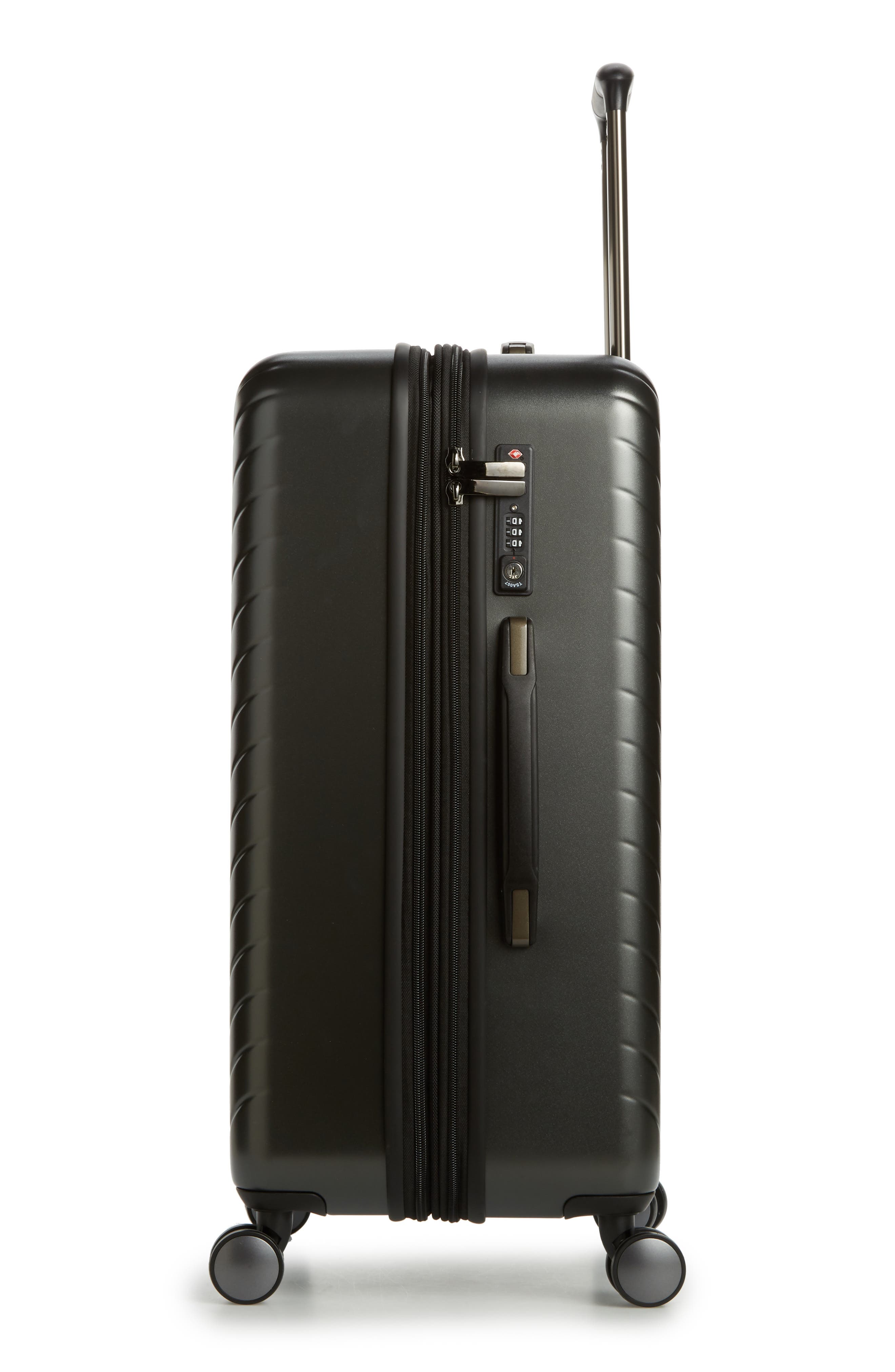 Nordstrom Chevron 25-Inch Spinner Suitcase, Alternate, color, 