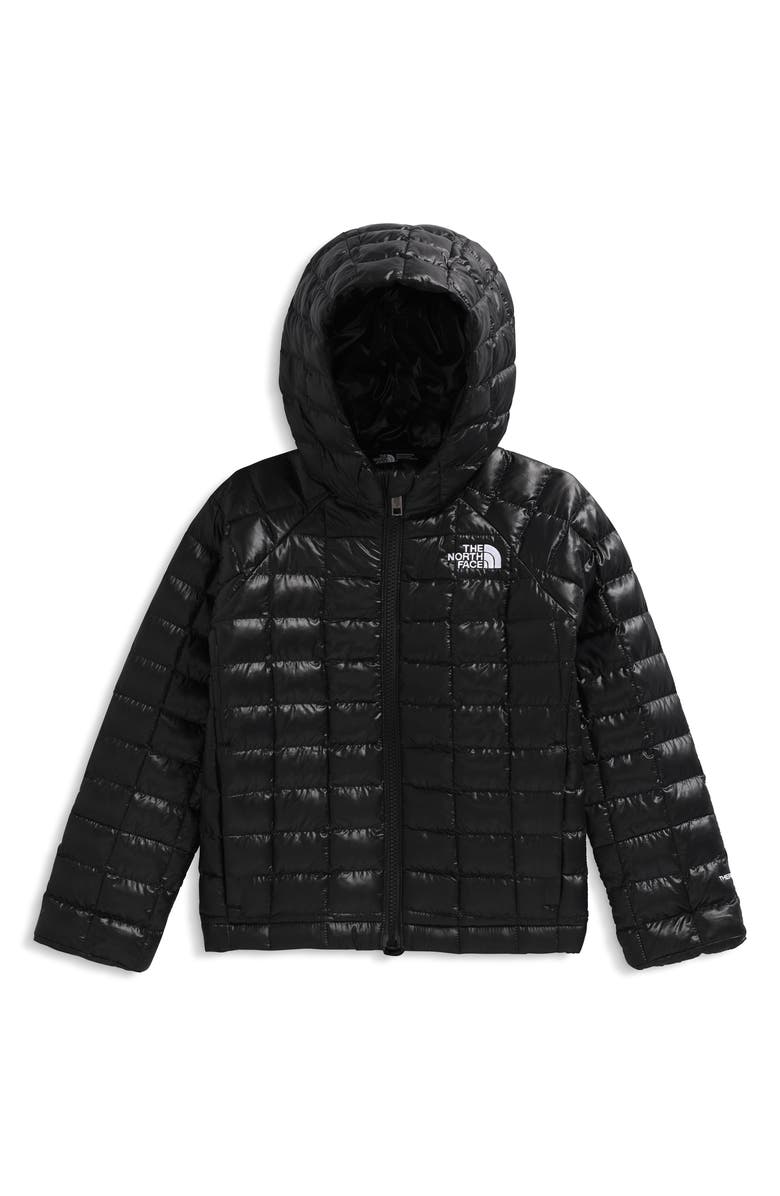 The North Face Kids' ThermoBall<sup>™</sup> Eco Hooded Jacket, Main, color, Tnf Black