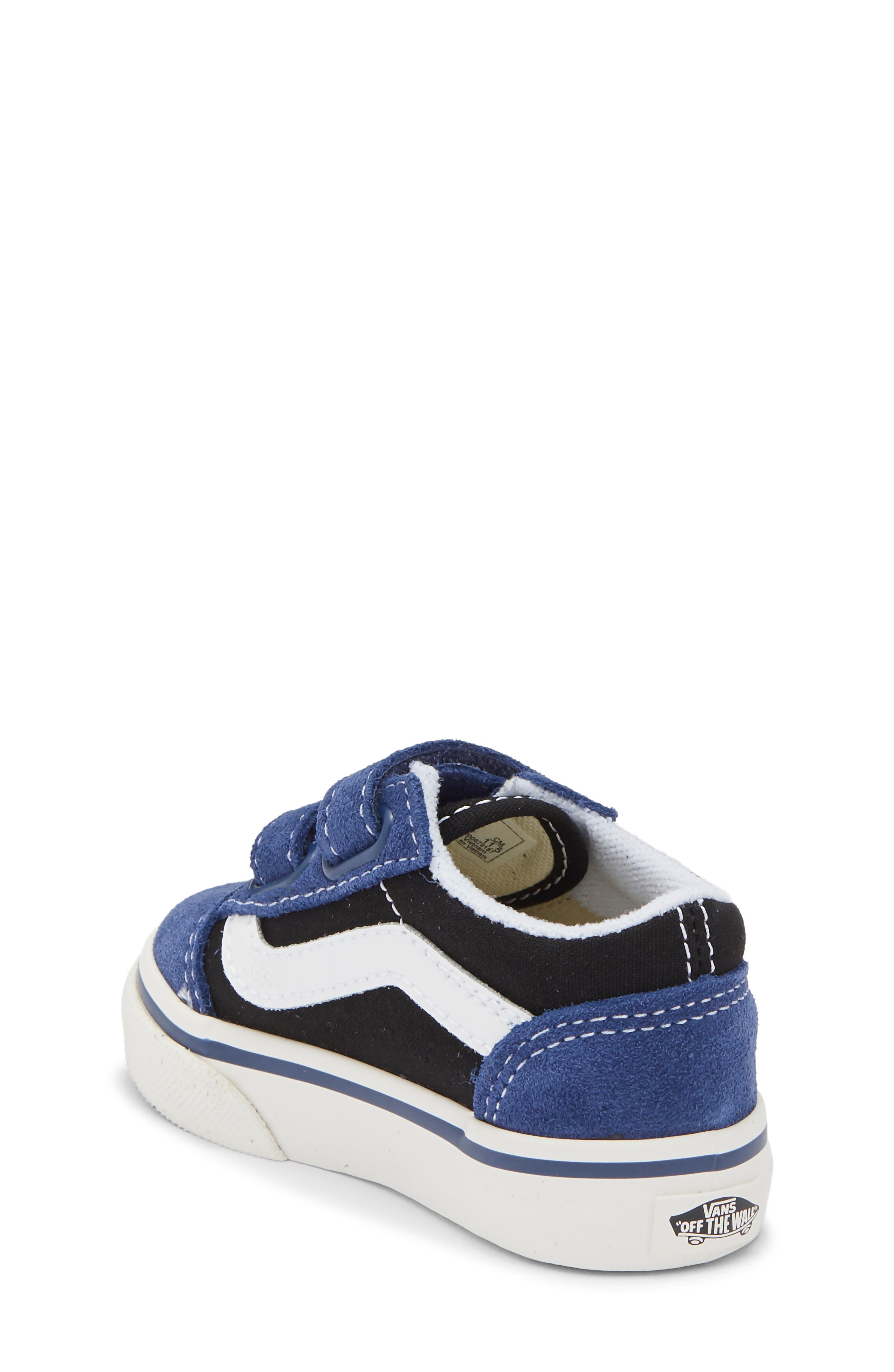 Kids' Old Skool V Sneaker, Alternate, color, NAVY BLACK
