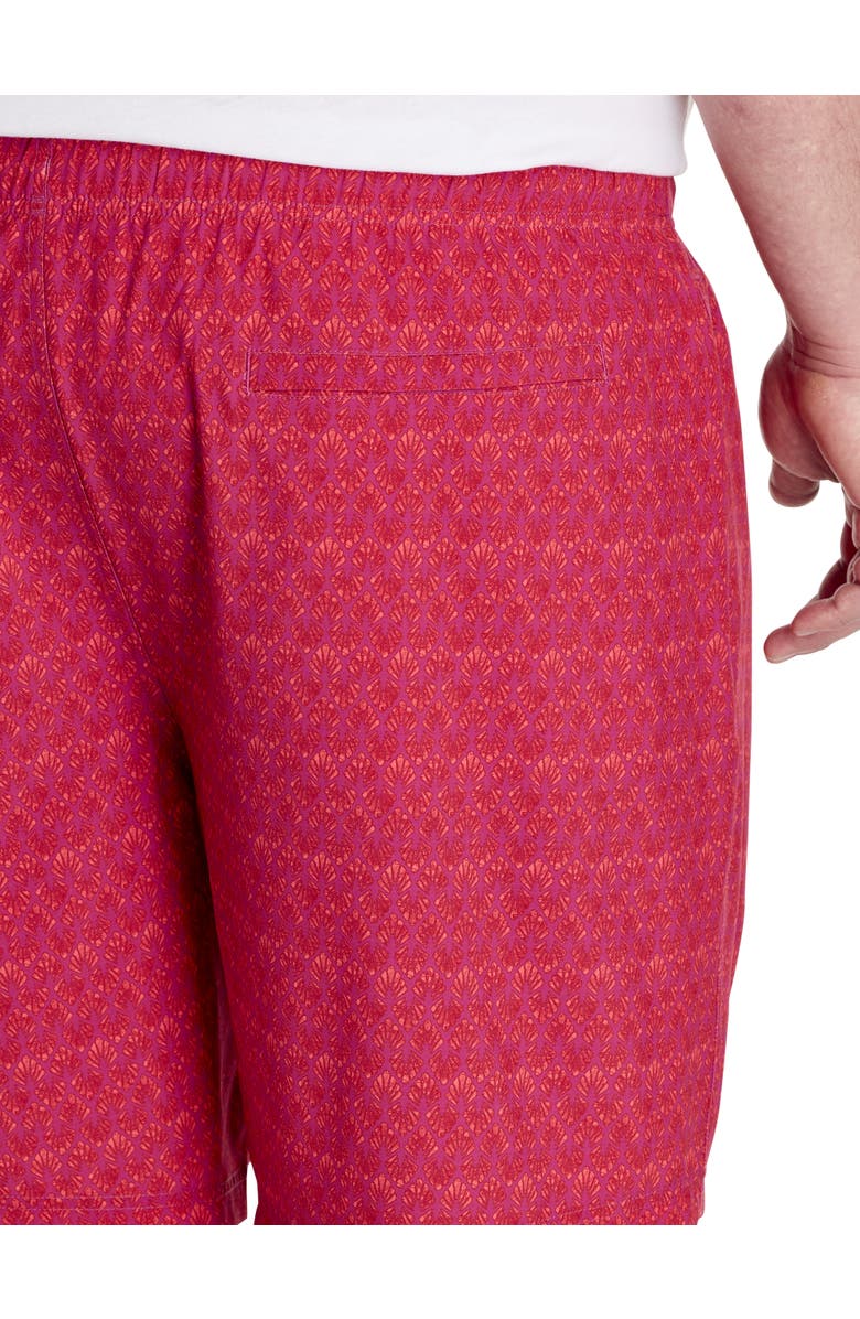 Nautica Big & Tall Printed Swim Trunks, Alternate, color, Cactusflwr