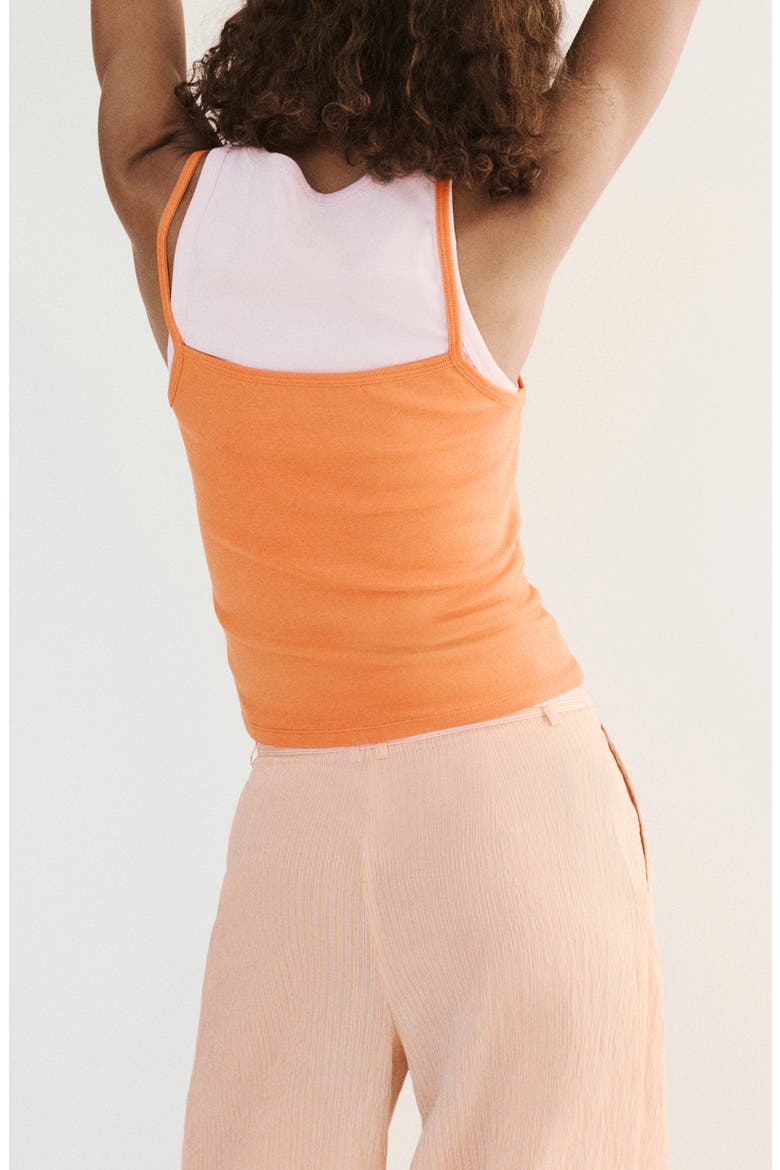 Layered Tank, Alternate, color, ORANGE