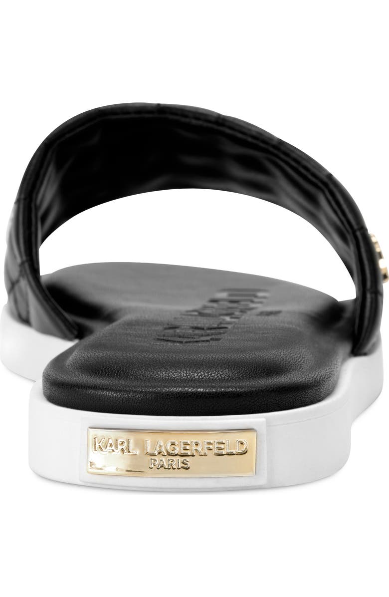 KARL LAGERFELD PARIS Carenza Studs Slide Sandal, Alternate, color,