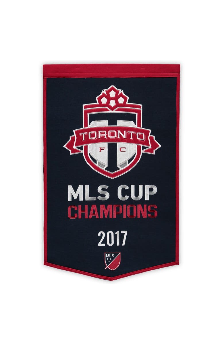 WINNING STREAK Toronto FC Dynasty Banner, Main, color, Navy