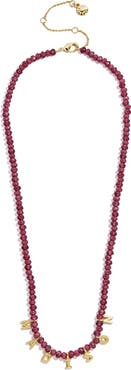 BaubleBar Beaded Custom Letter Necklace