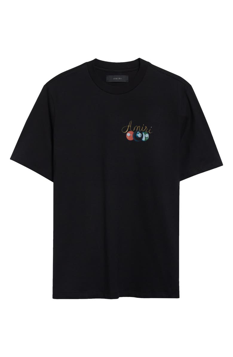 AMIRI Pool Cue Graphic T-Shirt, Alternate, color, Black