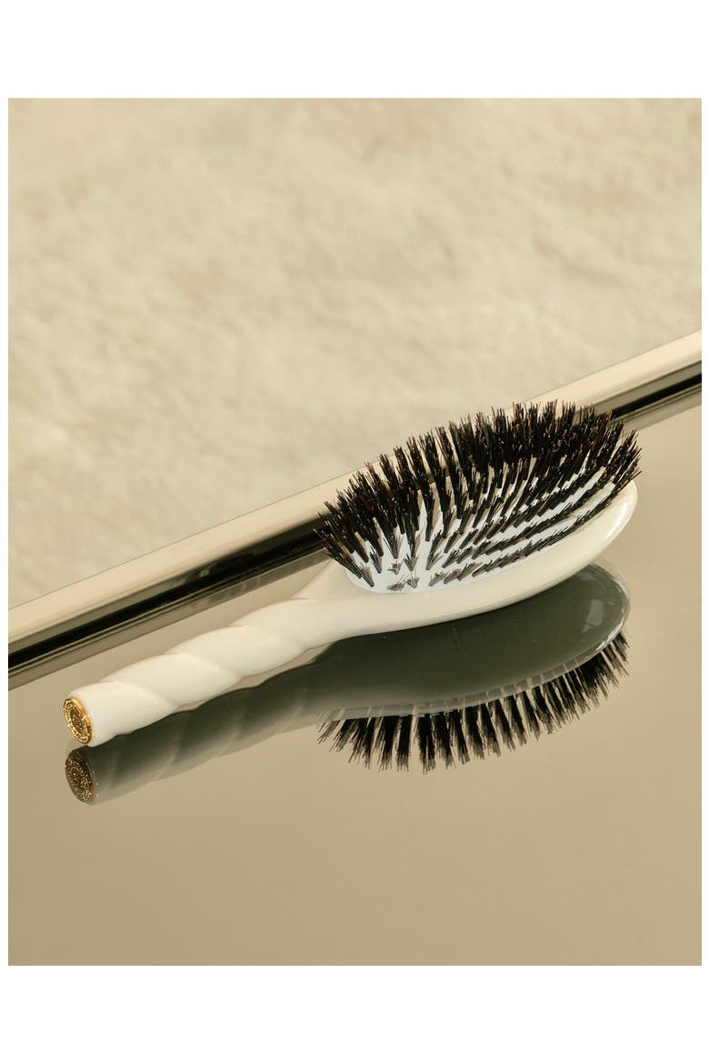N.01 The Large Shine & Care Hairbrush, Alternate, color, CREAMY WHITE