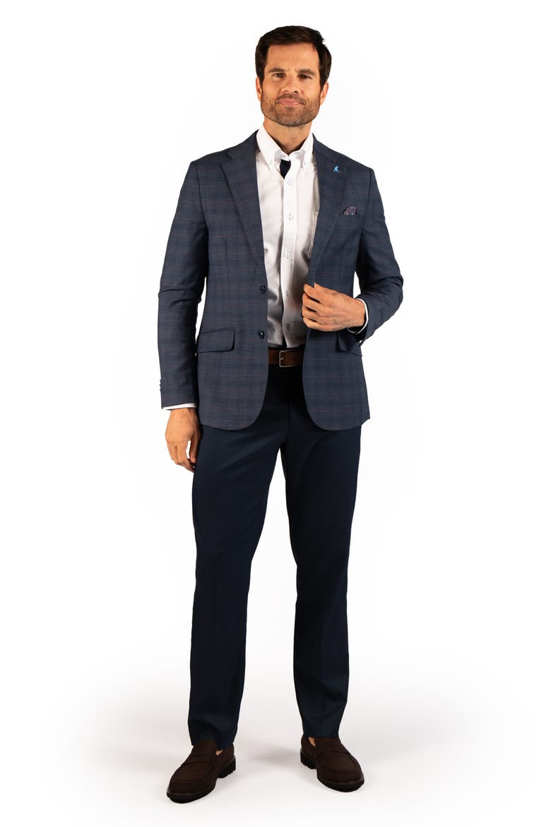 Plaid Sport Coat, Alternate, color, CHARCOAL