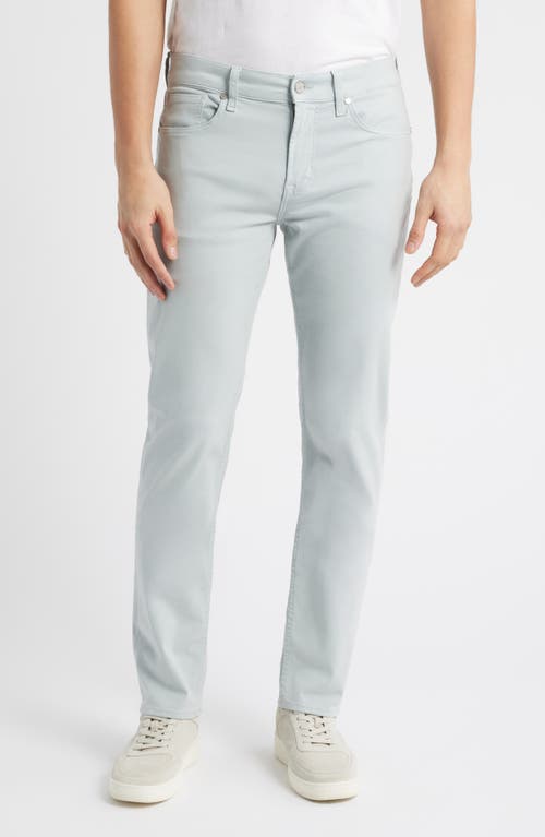 7 For All Mankind Slimmy Luxe Performance Plus Slim Fit Pants In Light Blue