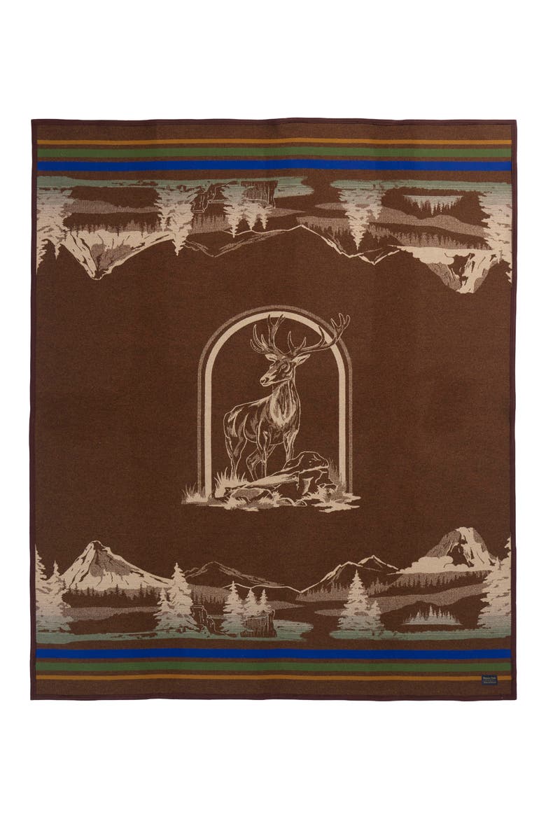 Lookout Valley Jacquard Unnapped Blanket, Main, color, LOOKOUT VALLEY