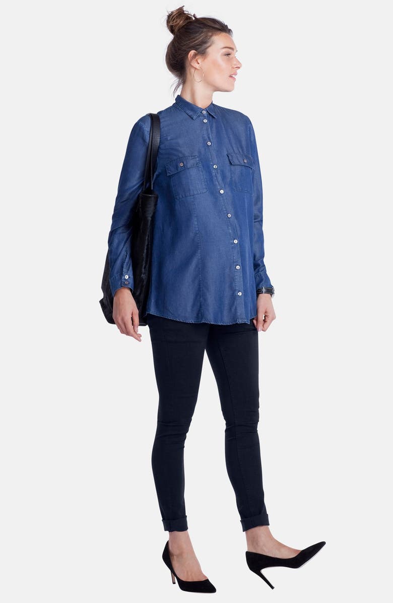 Isabella Oliver 'Zadie' Stretch Maternity Skinny Jeans, Alternate, color,