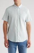 Original Penguin Stretch Linen Blend Short Sleeve Shirt