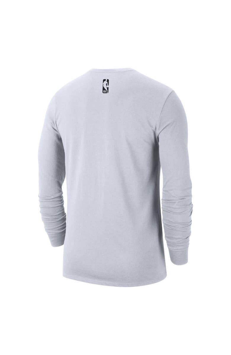 Nike Men's Nike White Minnesota Timberwolves 2024/25 City Edition Essential Logo Long Sleeve T-Shirt, Alternate, color, 