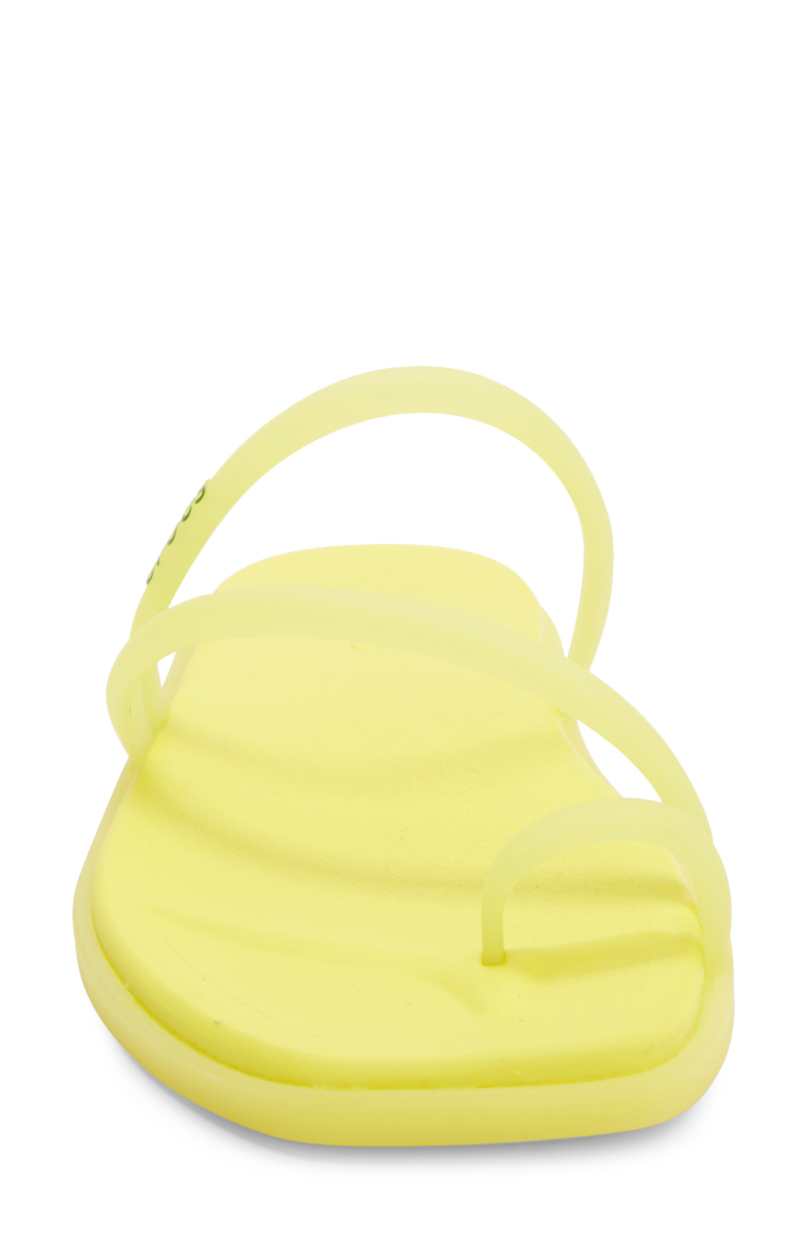 Miami Frosted Toe Loop Sandal, Alternate, color, LIMON