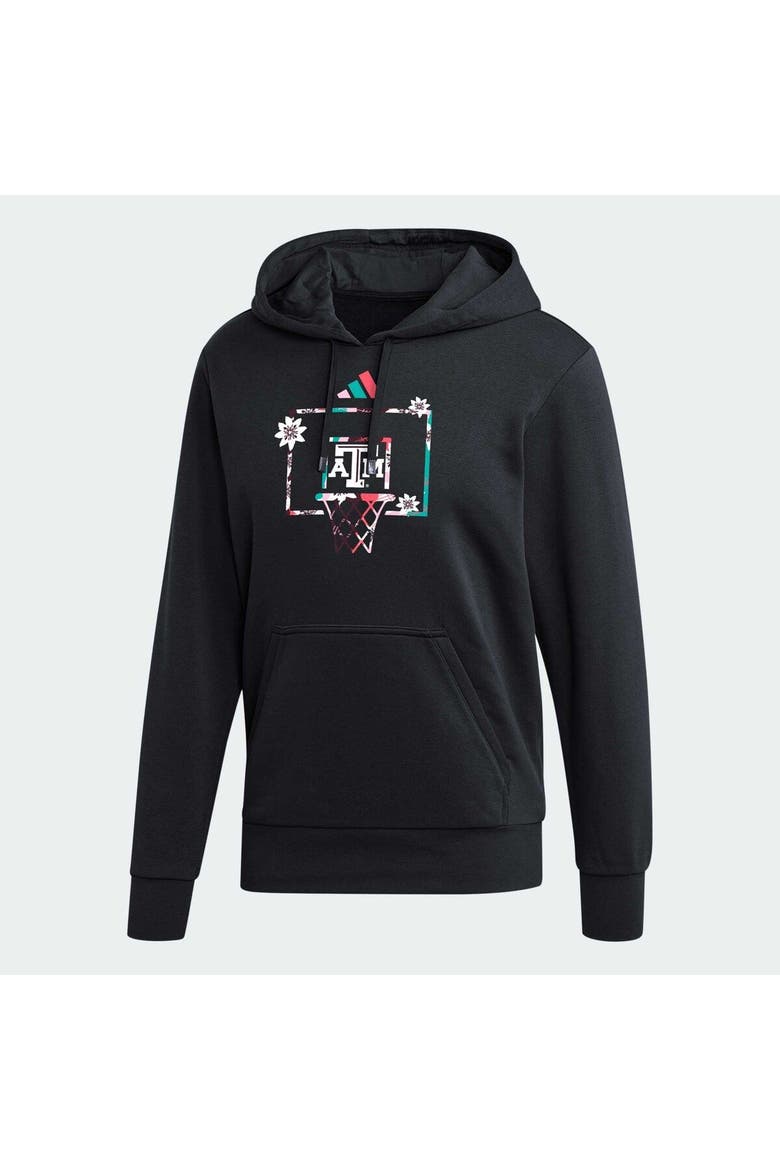 Men's adidas Black Texas A&M Aggies Honoring Black Excellence Pullover Hoodie, Alternate, color, Black