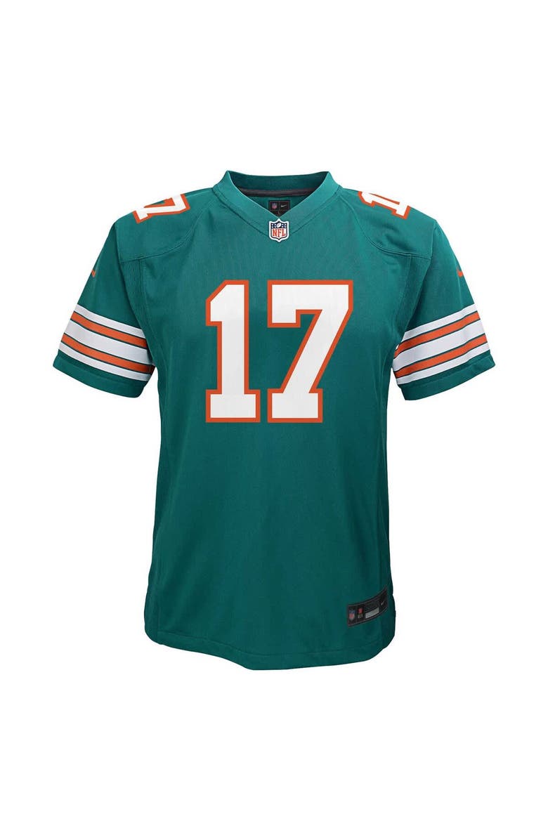 Nike Youth Nike Jaylen Waddle Aqua Miami Dolphins Alternate Player Game Jersey, Alternate, color, Aqua