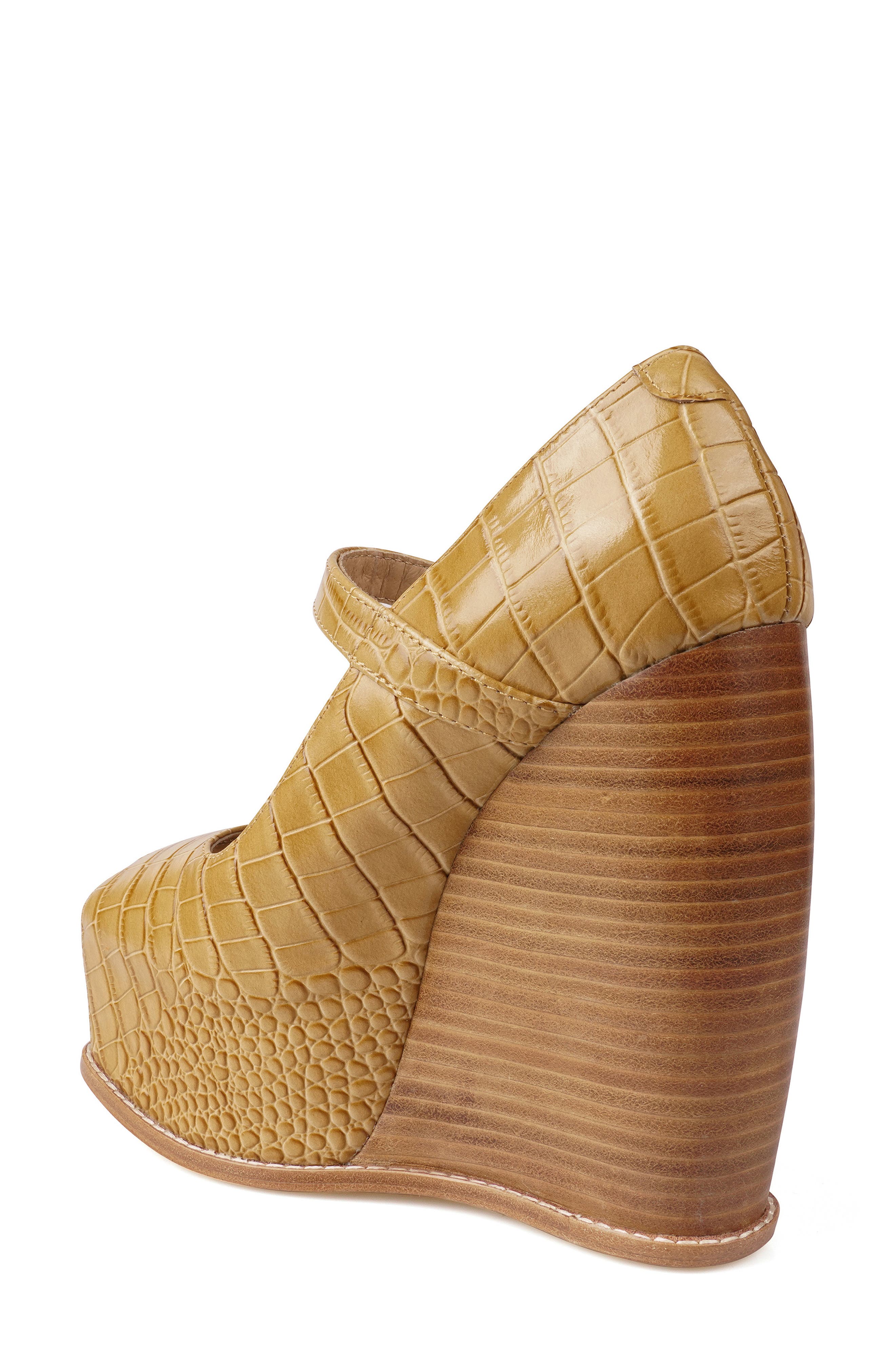 Philipah Peep Toe Platform Wedge Sandal, Alternate, color, PERLIN CR