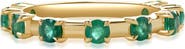 VALANI ATELIER Floating Emerald Band Ring